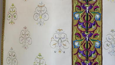 White Roman Vestment